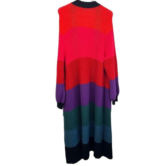 Torrid chunky duster color block balloon sleeves plus size 1x - Picture 7 of 11